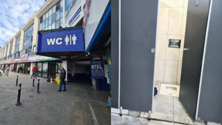 Genç kadını tuvalette gizlice görüntüleyen sapık yakalandı!