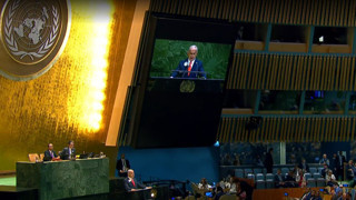 Netanyahu'ya BM'de büyük şok! Kürsüye çıktı, salon boşaldı!