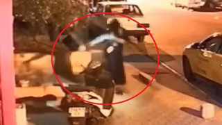 Film sahnesi değil gerçek: Patenle kayarak iş yerini kurşunladı