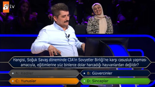 Kim Milyoner Olmak İster'de yarışmacının 300 bin TL'lik umudu 50 bin TL ile bitti