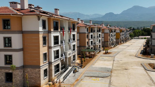 TOKİ'nin inşa ettiği sosyal konutların son hali görüntülendi