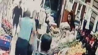 İstanbul'da markette bir kadına yumruklu saldırı: Saldırı anı kamerada!