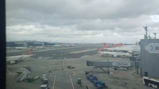 İstanbul Havalimanı'nda uçuşlara fırtına engeli