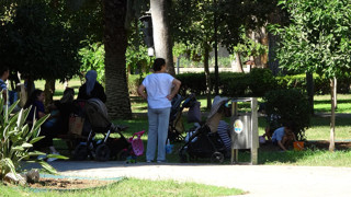 Herkes üşürken onlar yanıyor: Termometreler 33 dereceyi gösterdi