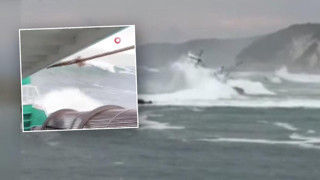 Karadeniz fena coştu; balıkçı teknesinde yürekler ağza geldi