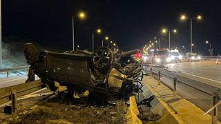 Kuzey Marmara Otoyolu’nda feci kaza : 2 ölü, 5 yaralı var!