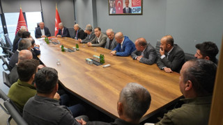 Gürsel Tekin'e makamında ''hayırlı olsun'' ziyaretleri