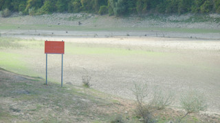 İstanbul'un su ihtiyacını karşılayan barajlardan kahreden manzara