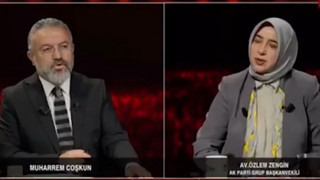 AK Partili Özlem Zengin'in canlı yayındaki zor anları tartışma konusu oldu
