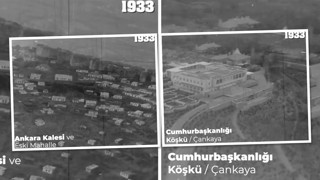 Ankara'nın başkent oluşunun 102'nci yıldönümünde başkentten ilk kez yayınlanan görüntüler
