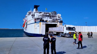 Türkiye'nin 17. İyilik Gemisi ''Akdeniz'' Mısır'a ulaştı