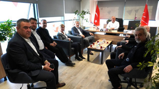 CHP'li eski İstanbul yönetiminden CHP İstanbul İl Başkanı Gürsel Tekin'e ziyarett