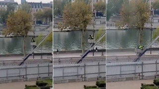 Louvre Müzesi'ndeki 4,3 milyar TL'lik soygun anı ve soyguncuların kaçış görüntüleri ortaya çıktı