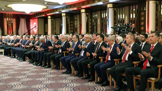 Bahçeli Anıtkabir'in ardından Cumhurbaşkanlığı Külliyesi'ndeki resepsiyonda da yoktu!