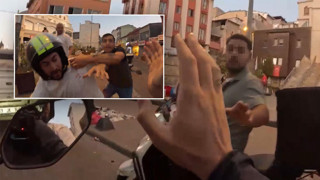 Tarlabaşı'nda dolaşan İspanyol Youtuber'a kabusu yaşattılar! O anlar kamerada