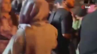 Düğünde roketatarlı saldırı gibi havai fişekli kutlama!