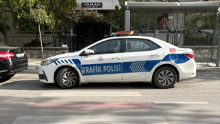 Vatandaş şikayet etti, polis aracına ceza kesildi!