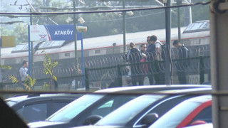 Marmaray istasyonunda feci olay! Kadın yolcunun çığlıklarına koştular