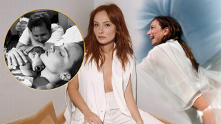 Ünlü çiftin büyük mutluluğu... Ekranların güzel oyuncusu anne oldu