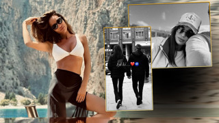 Beşiktaş'ın eski başkanıyla aşk yaşayan ünlü manken sosyal medyada aşka geldi