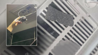 Kadın çalışanlara iğrenç tuzak: Tuvalette gizli kamera bulundu