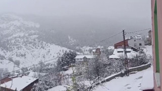Meteoroloji'nin uyardığı ilimize kış geldi: Güne beyaz örtüyle uyandılar