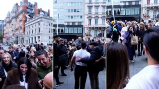 Londra'da Nusr-et'in önünde ''salt-bea'' kuyruğu