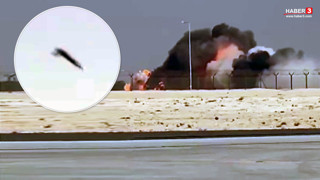 Hava gösterisi sırasında facia: Savaş uçağı yere çakıldı!