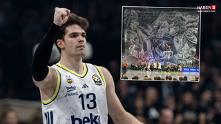 Fenerbahçe, Partizan'ı ezip geçti; maça açılan skandal pankart damgasını vurdu!