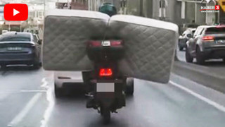 İstanbul trafiğinde ''çüüüüüşşş'' dedirten görüntü!