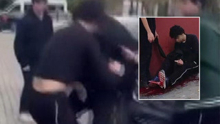 Lise öğrencilerinin kavgasında ortalık kan gölüne döndü