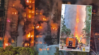 Binlerce kişinin yaşadığı dev sitede yangın: Çok sayıda ölü ve yaralı var...