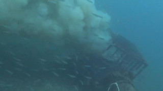 Çanakkale Boğazı'na dökülen pis su dalgıç kamerasında