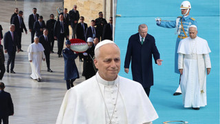 Papa 14'üncü Leo, Ankara'da! İşte tarihi ziyaretten ilk kareler