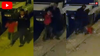 Sokak ortasında minik çocuğa dehşeti yaşatan şehir teröristi kamerada!