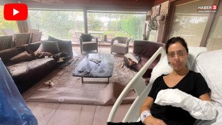 Dekoratif şömine bomba gibi patladı, alevler içinde kaldı!