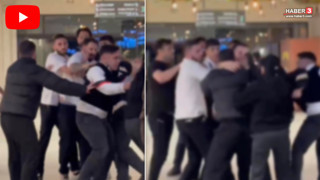 İstanbul'da AVM'de müşteri-garson kavgası kamerada