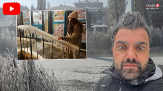 Kaş-kirpik donduran soğuk! Bir ilimiz buzdan şehre döndü
