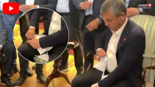 Özgür Özel'in öfkesi kameraya yansıdı: ''Koy masaya, gelince okusun''