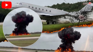 Özel jet acil inişte yer eçakıldı; bir anda alev topuna döndü: 2 pilot hayatını kaybetti