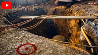 İstanbul bir araç doğalgaz çukuruna uçtu!
