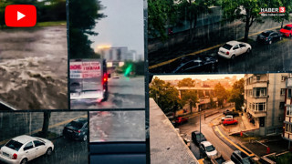 Ankara'da ceviz büyüklüğündeki dolu ve sağanak yağış hayatı felç etti