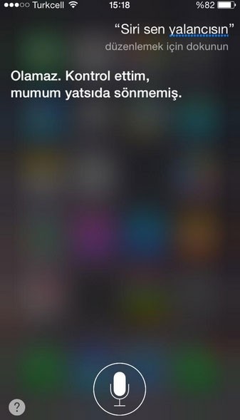 Türklerin Siri ile imtihanı - Resim: 1