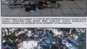 Bitlis'te cephanelik bulundu !