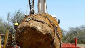 30 tonluk meteor gün yüzüne çıkarıldı