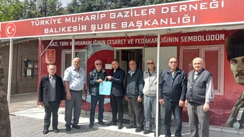 Balıkesir Büyükşehir Belediye Başkanı Akın şehit yakını ve gazileri unutmadı