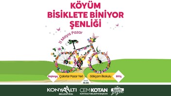 Konyaaltı'nın köylerinde bisiklet sürecekler