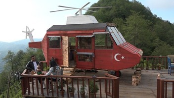 Karadenizli vatandaşın dağ başındaki Lazkopteri'ne ziyaretçi akını