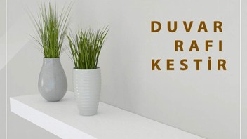 Burak Mobilya Duvar Rafı ile Depolama Alanınızı İkiye Katlayın