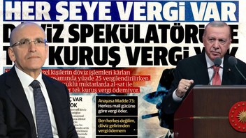 Bu manşet Bakan Mehmet Şimşek'e mi yoksa ben ekonomistim diyen Cumhurbaşkanı Erdoğan'a mı?